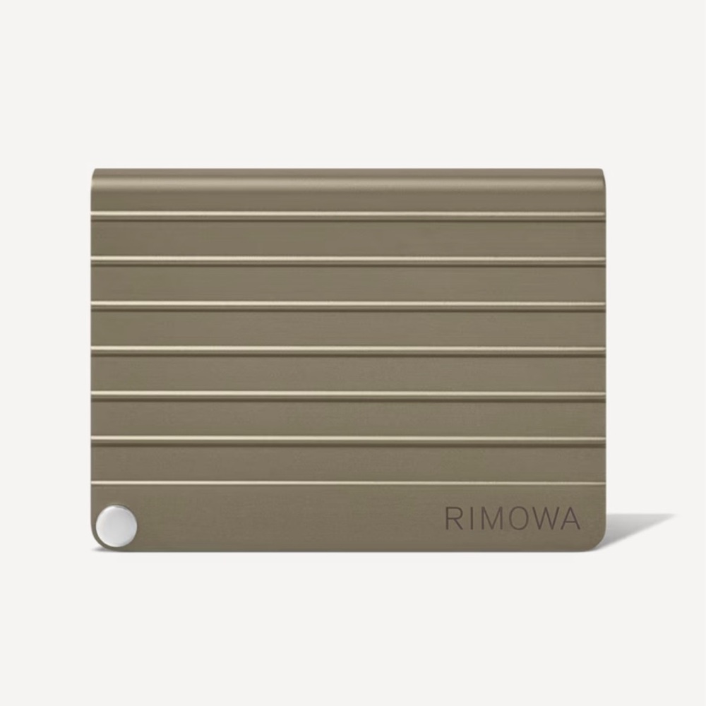 RIMOWA Olive Green / Titanium Card Holder
